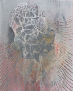 aus der Serie semipermeabel, Ölfarbe auf Leinwand, 50 x 40 cm, Nadja Nafe