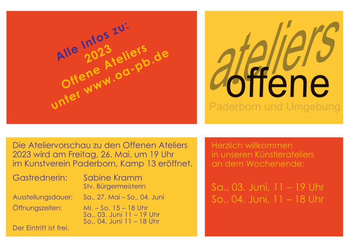 Offene Ateliers 2023